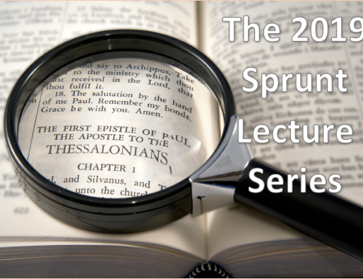 2019 Sprunt Lectures